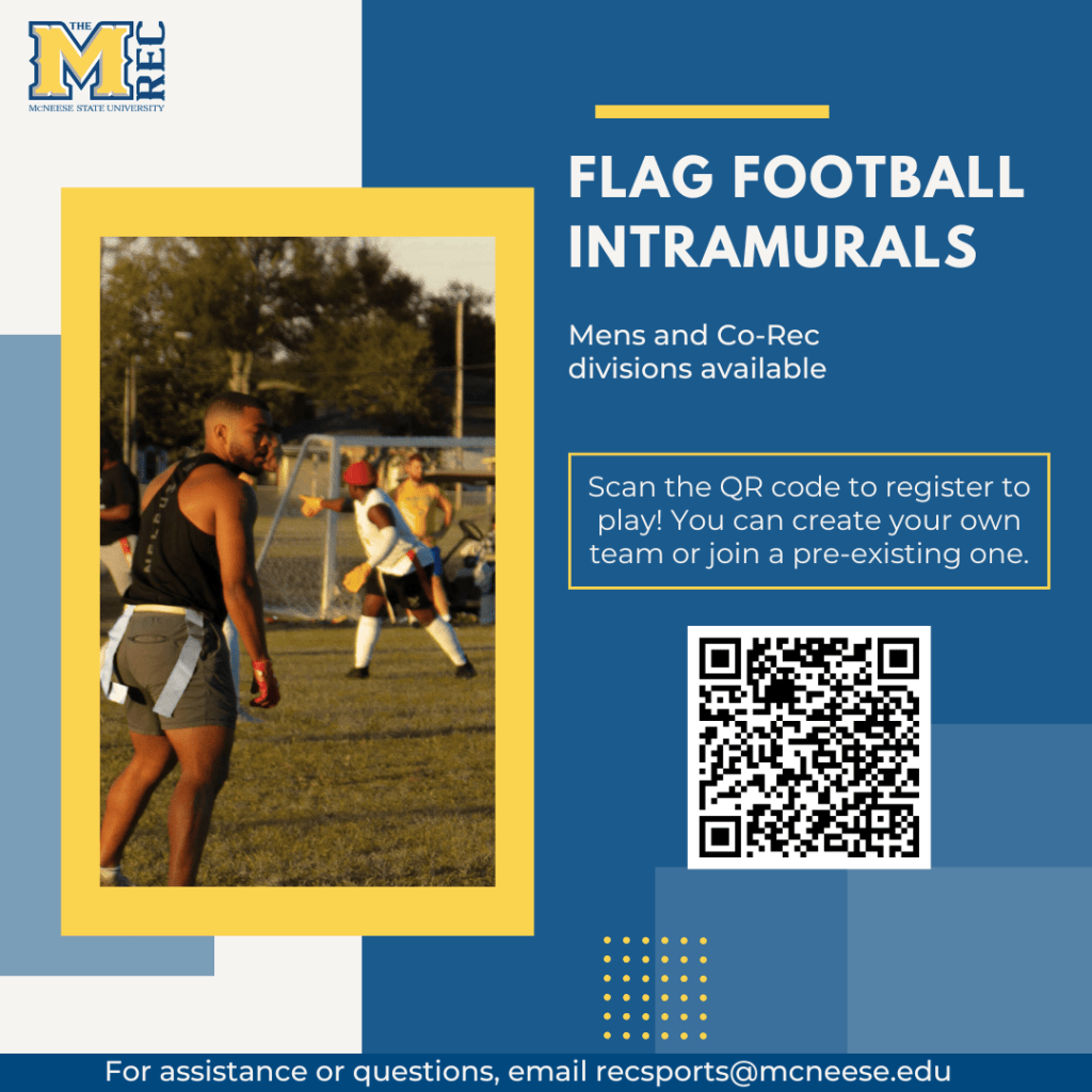 Intramural Flag Football Kicks Off Oct.&nbsp;10