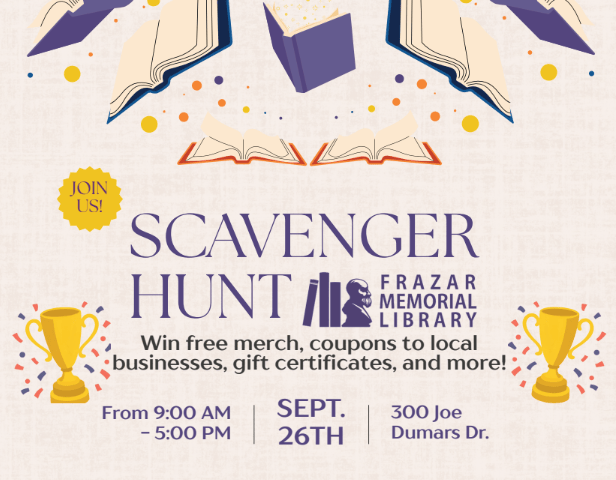 Students Can Win Prizes at McNeese Library Scavenger&nbsp;Hunt
